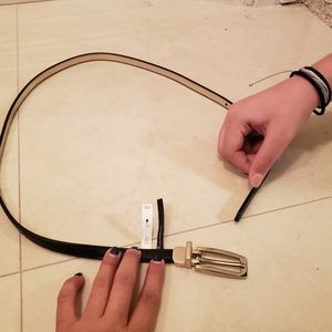 Reversible Skinny Belt